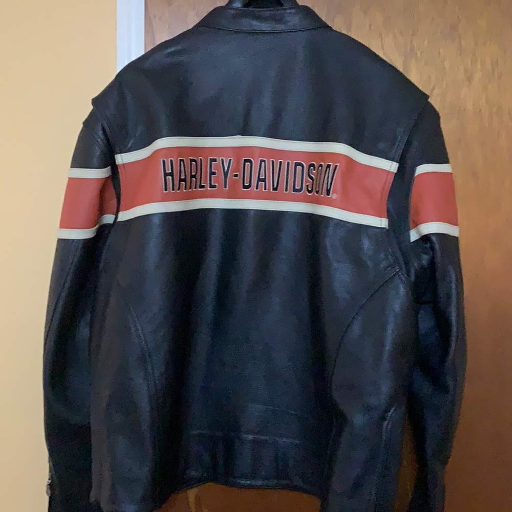 Harley Davidson 1 logo motorcycle jacket